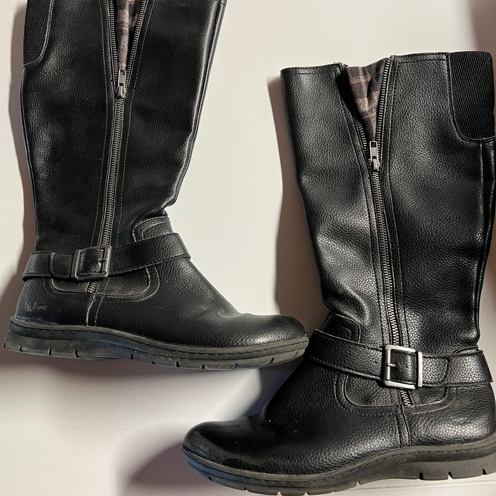 Born BOC tall black boots.